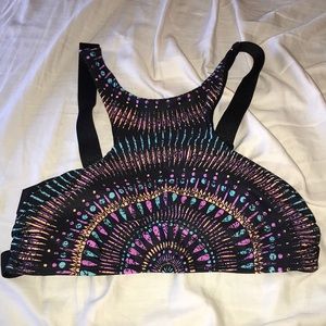 Halter swimsuit w/ cool back